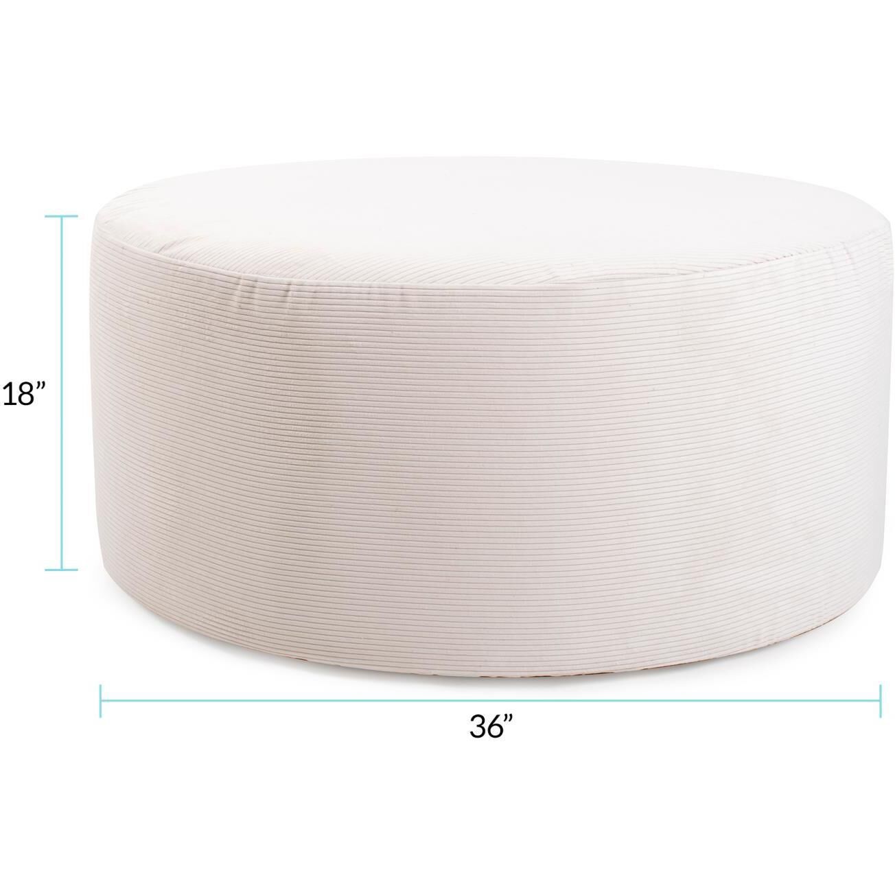Pana Universal 18 inch Natural Ottoman